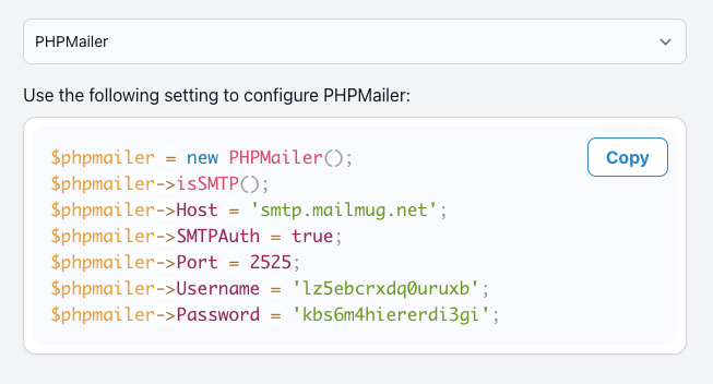 PHP Slim Framework Email